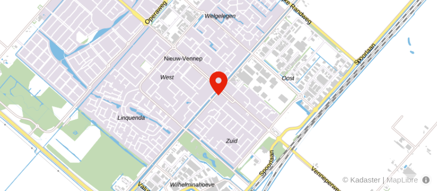 Locatie van De Hypotheekshop Nieuw Vennep