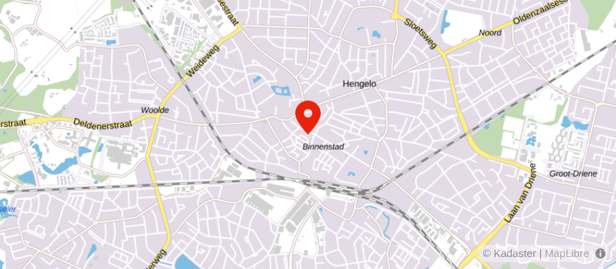 Locatie van ten Hag makelaarsgroep Hengelo