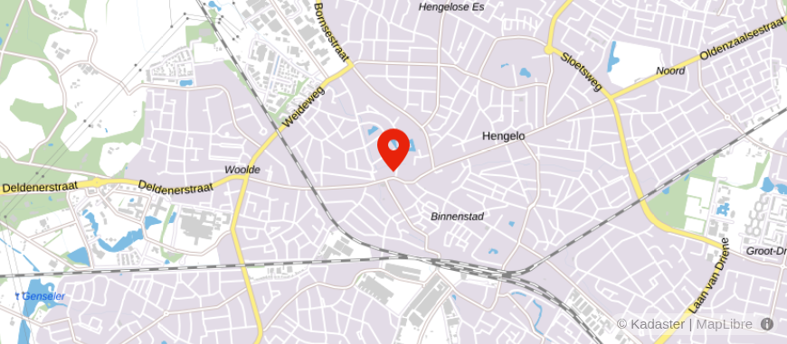 Locatie van De Hypotheker Hengelo