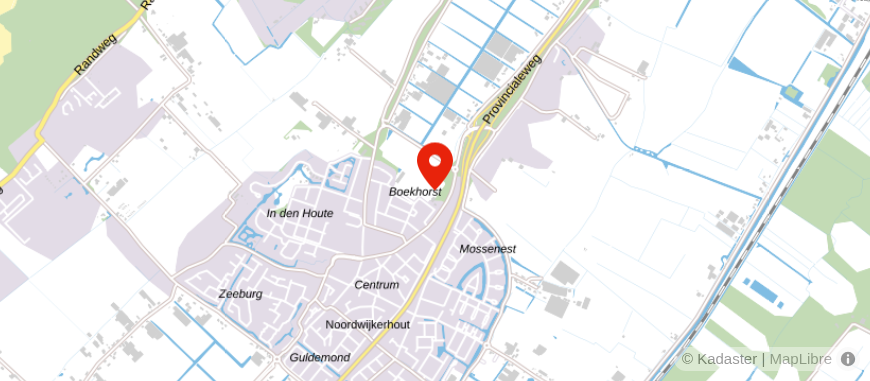 Locatie van Notariskantoor mr. L.F. van Loenhoud