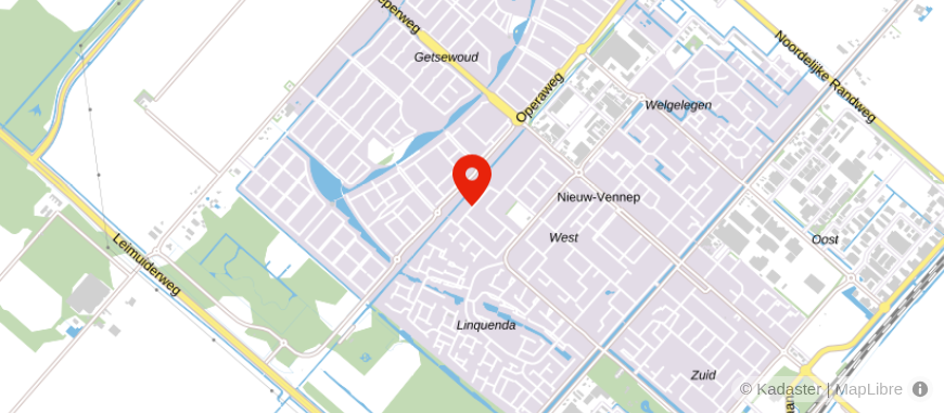 Locatie van Robert de Bruijn's Assurantiën