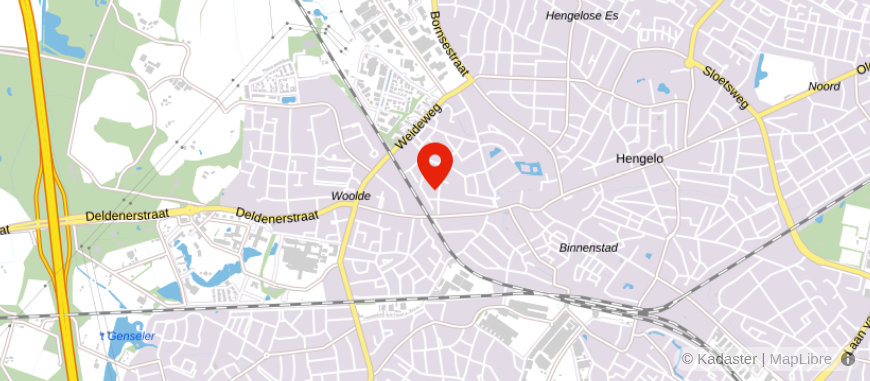 Locatie van Scheidingswijze Hengelo