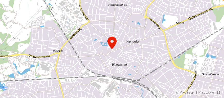 Locatie van Snelder Zijlstra Makelaars Hengelo