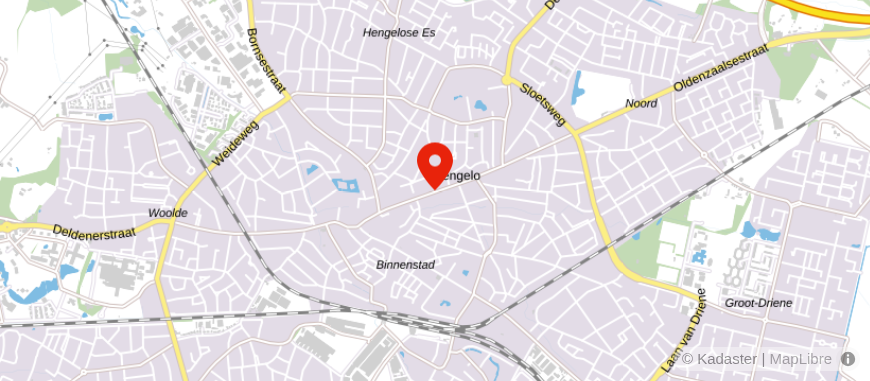 Locatie van HypotheekCompany Hengelo