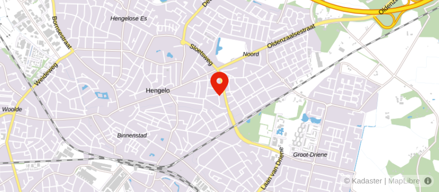 Locatie van Veldhuis Administraties & Belastingadvies