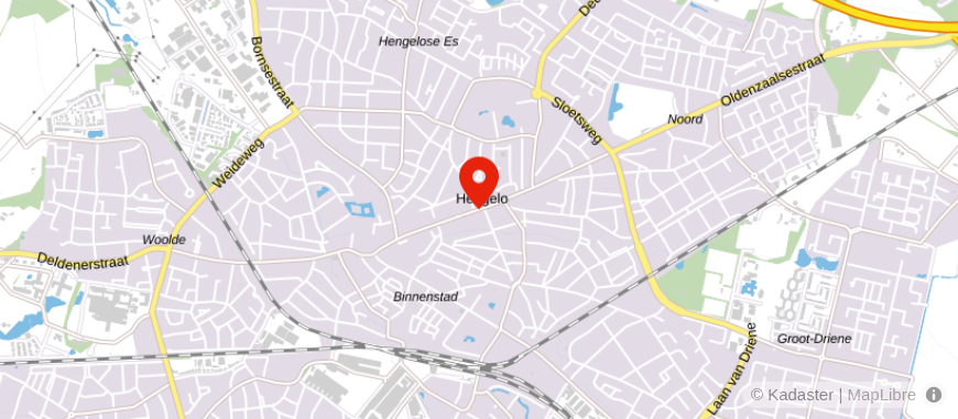 Locatie van Dekkers Makelaars
