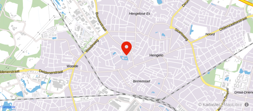 Locatie van Euverman & Nuyts Hengelo