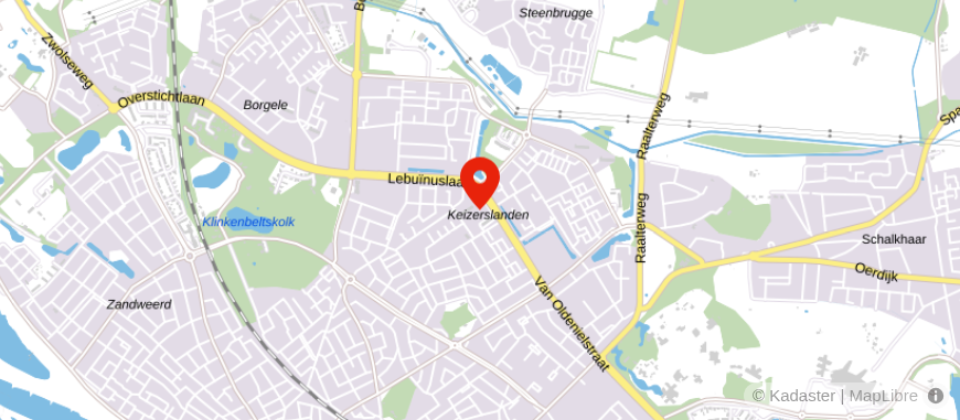 Locatie van ASN Bank Deventer