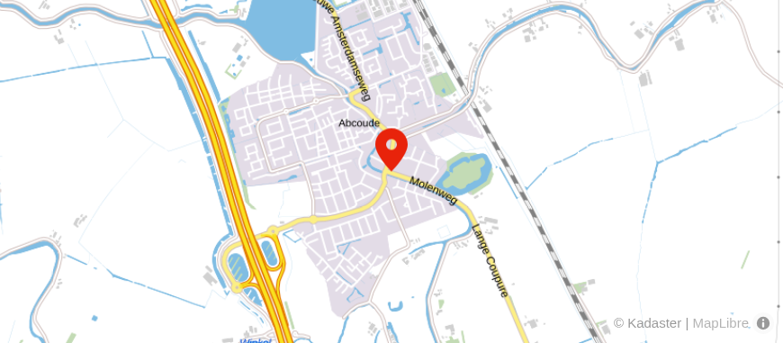 Locatie van Sterel Notarissen Abcoude
