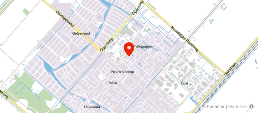 Locatie van Synera Financiële Diensten B.V.