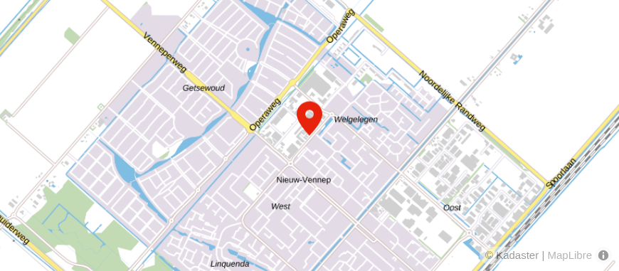 Locatie van Meervaart Notarissen