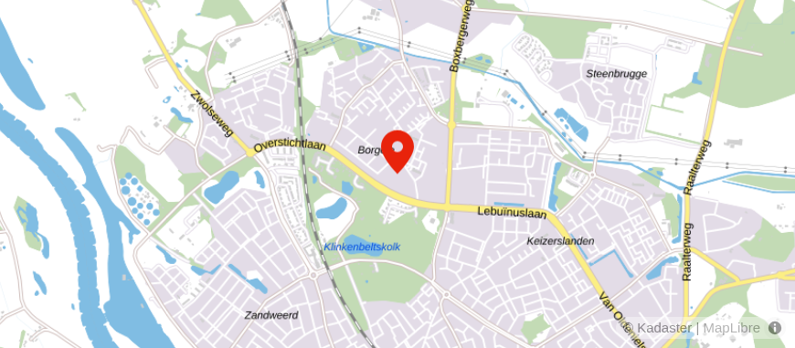 Locatie van Veldpape adviseurs Deventer