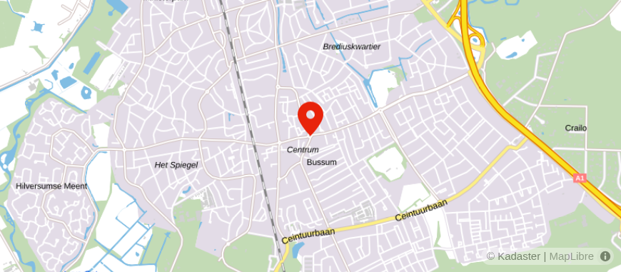 Locatie van Your Financials 't Gooi