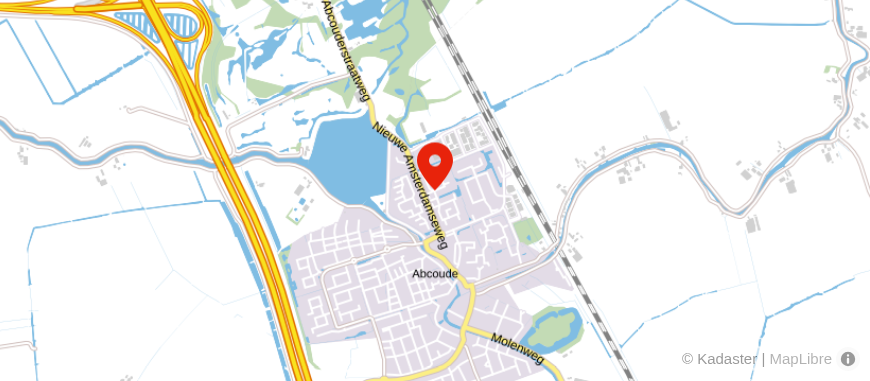 Locatie van administratiekantoor K. de Langen