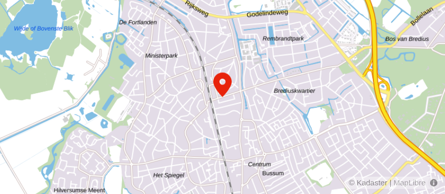 Locatie van Groeneveld Verhart Accountantskantoor