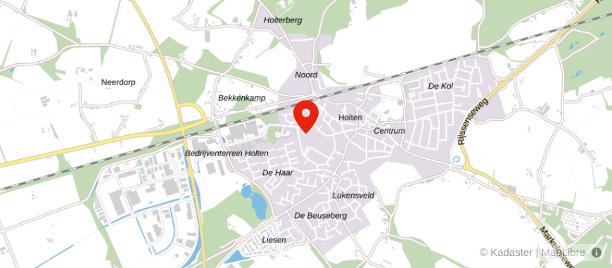 Locatie van Credion Holten