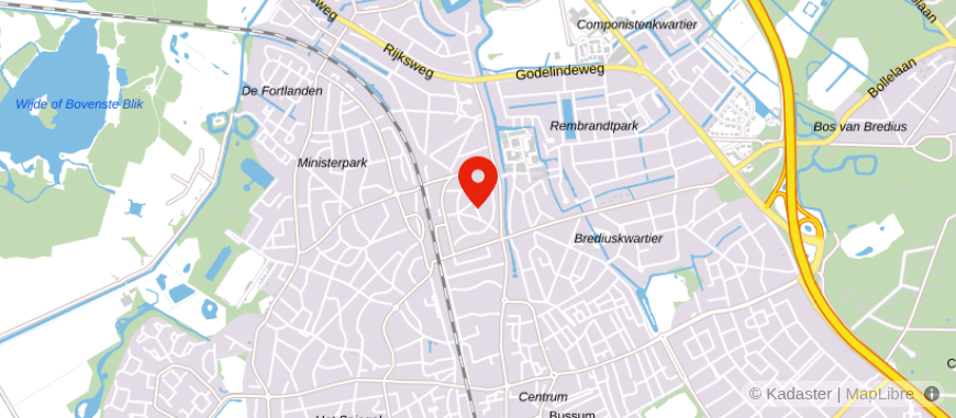 Locatie van KR Financieel Advies