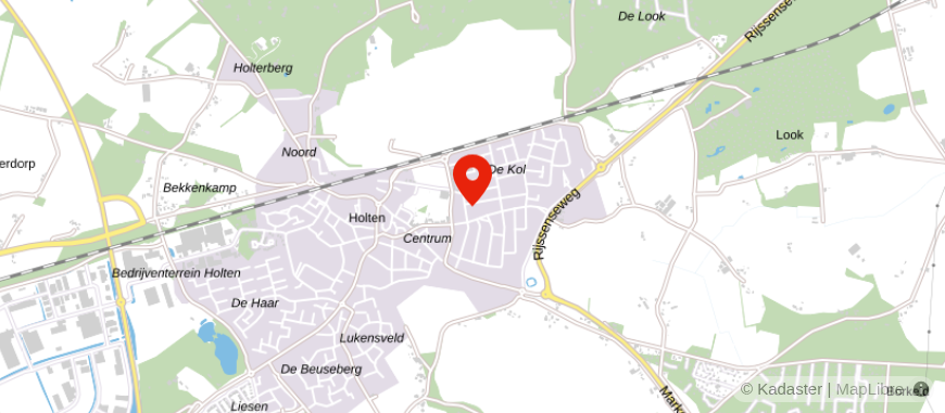 Locatie van Van Braak Accountants Holten