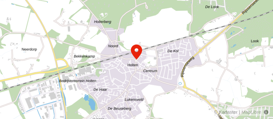Locatie van Boks Beijer Wij Verzekeren