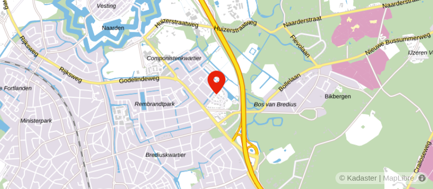 Locatie van Kamer Financial Planning B.V.