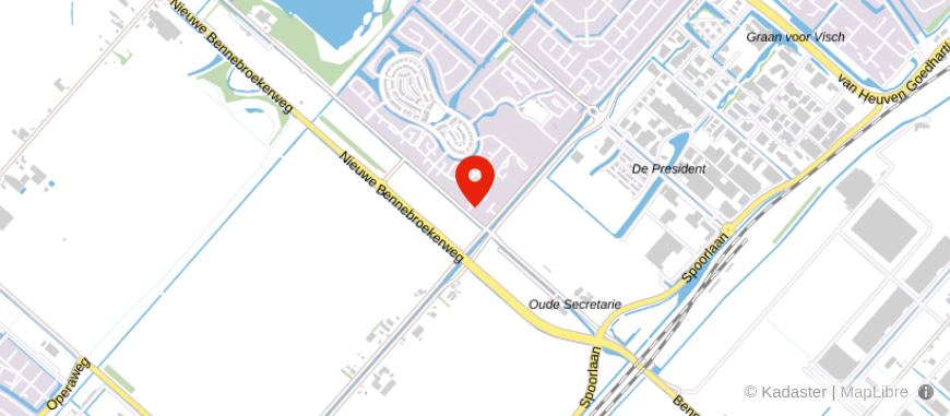 Locatie van Vixx Hoofddorp