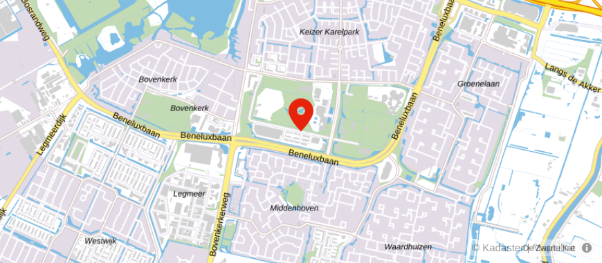 Locatie van Mercer Nederland