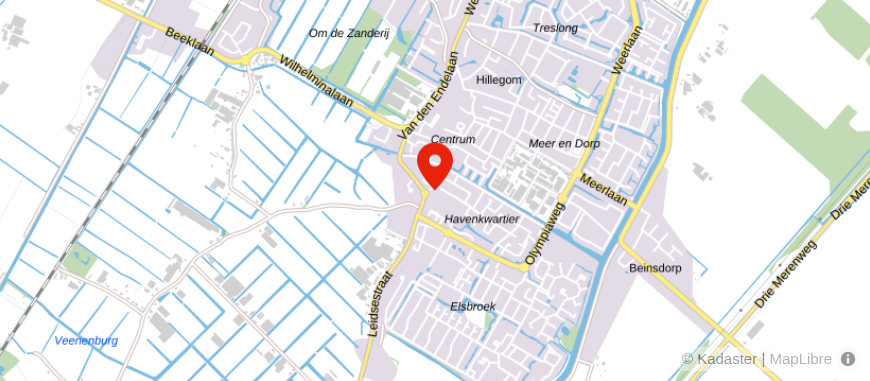 Locatie van Van Haaften Advies