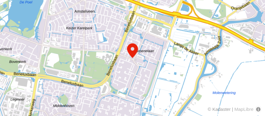 Locatie van Kok Amstelveen
