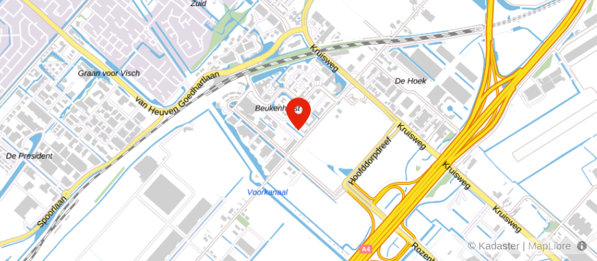 Locatie van You Sure Hoofddorp