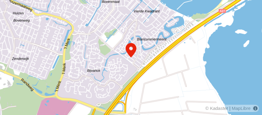 Locatie van Van der Bijl Adviesgroep