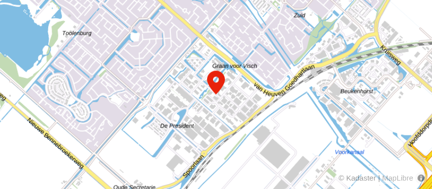 Locatie van Credion Hoofddorp