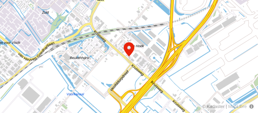 Locatie van Millenaar Adviesgroep B.V.