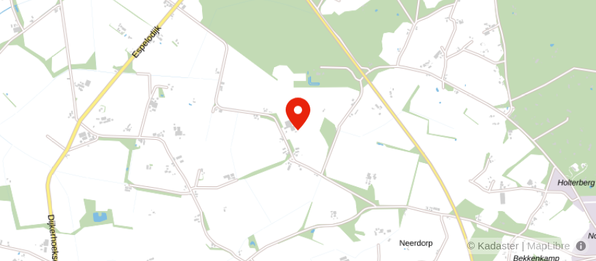 Locatie van Klein Twennaar Financiële Diensten
