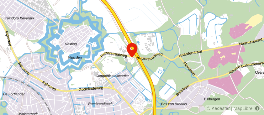 Locatie van Meride B.V.