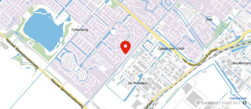Locatie van Trésor Financieel Adviseurs