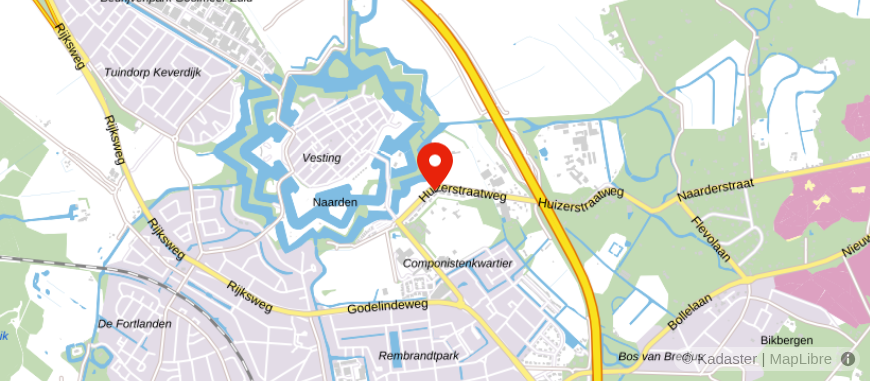 Locatie van Het Financieel Bureau