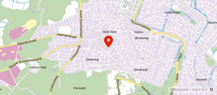 Locatie van Rebel's Begrafenisonderneming - Huizen