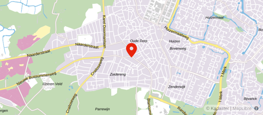 Locatie van Hyppe Huizen