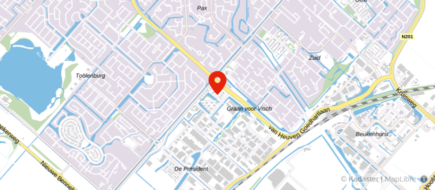 Locatie van CROP Pensioenadvies