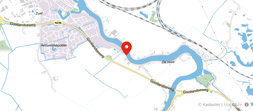 Locatie van Myosotis uitvaartcentrum in Weesp