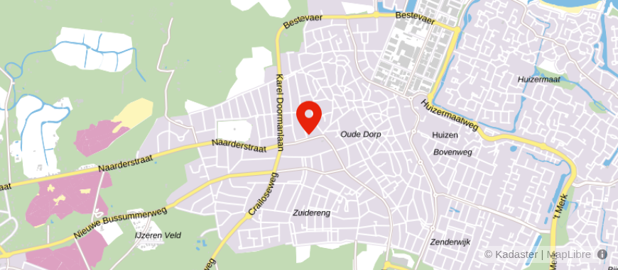Locatie van De Hypotheekshop Huizen