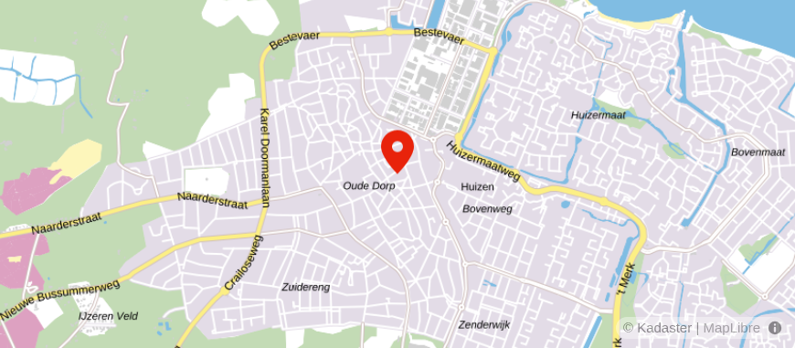 Locatie van Van der Roest - Van Straaten ERA Makelaardij