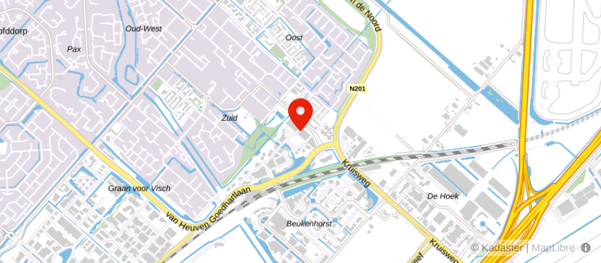 Locatie van De Hypotheekshop Hoofddorp Hyde Park