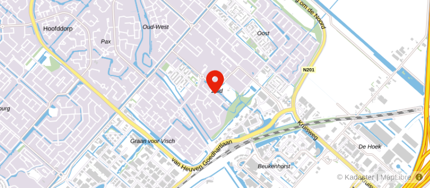 Locatie van DM Financiële Planning