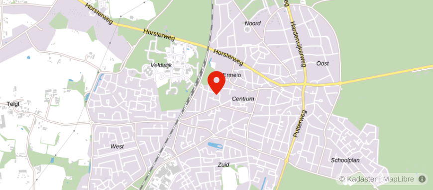 Locatie van De Hypotheker Ermelo