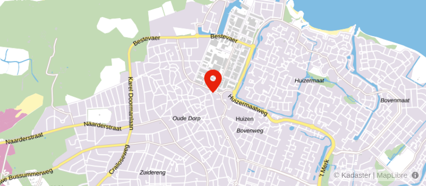 Locatie van De Hypotheker Huizen