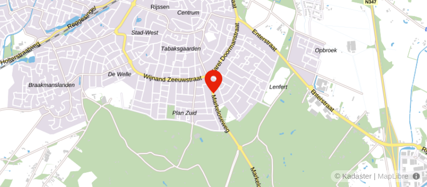 Locatie van Het Notarieel Rijssen-Holten B.V.