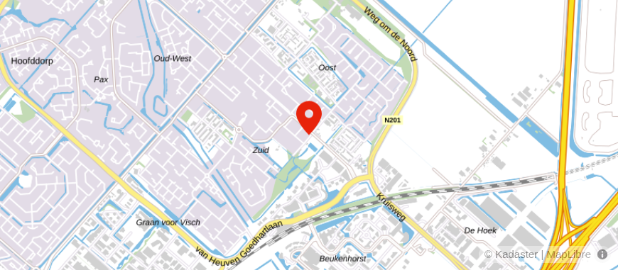Locatie van De Scheidingsplanner Haarlemmermeer