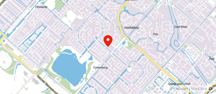 Locatie van ASN Bank Hoofddorp