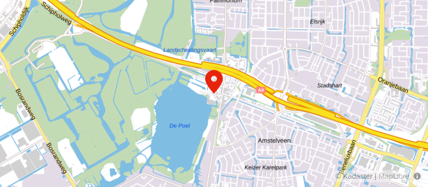 Locatie van Van Bruggen Amstelveen